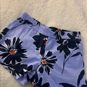 J crew flower shorts